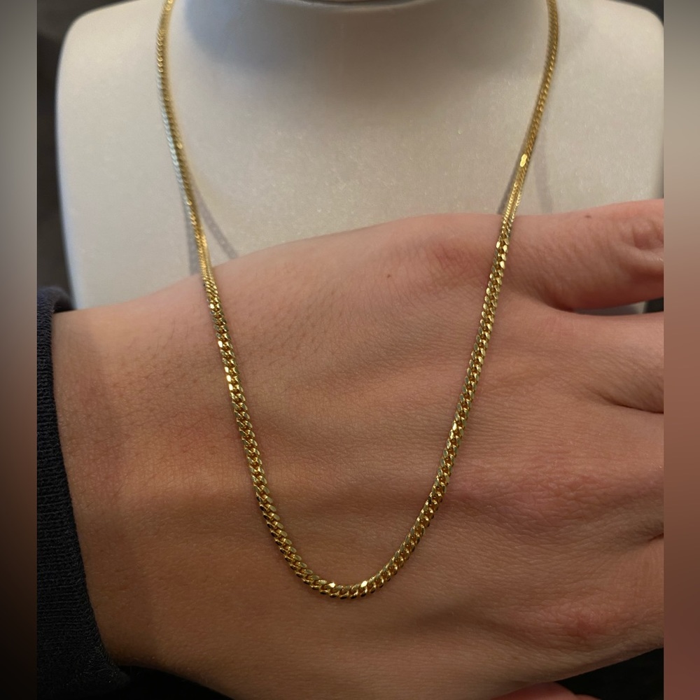 Gold Plated Cuban Link Chain